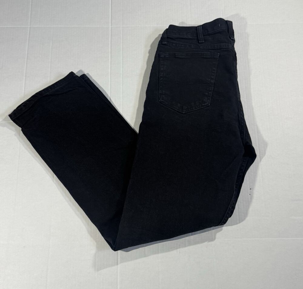 Wrangler Authentics Men’s Black Stretch Denim Jeans Regular Straight